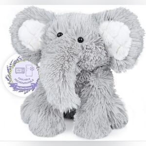 SuzziPals Warming Elephant Stuffed Animals, Microwavable Stuffed Animal Heating